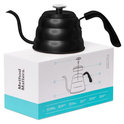 Pour Over Gooseneck Coffee Kettle with Thermometer alternate image
