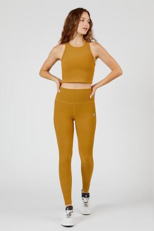 Nancy ribbed legging honey 