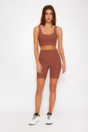 Harper rose taupe biker shorts 8