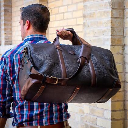 Theodore Leather Duffle Bag 