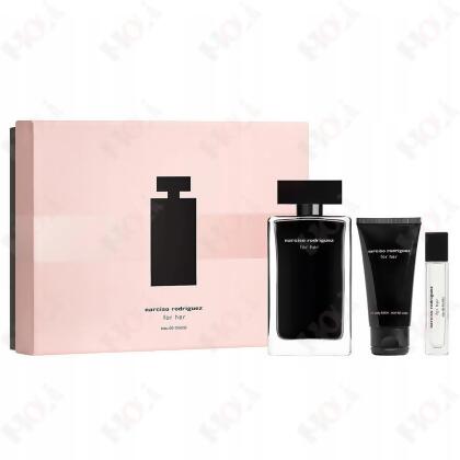Narciso Rodriguez for Her 女性淡香水禮盒 (淡香水100ml+淡香水7.5ml+身體乳100ml) 