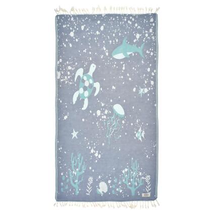 Exclusive Deep Bubbles Peshtemal Pure Cotton Beach Towel