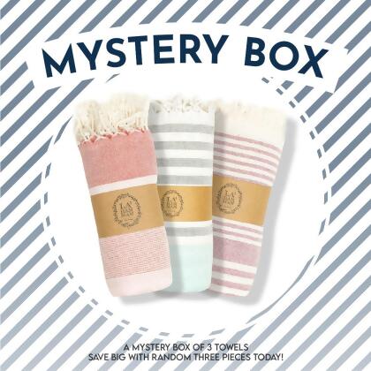 A Mystery Box of 3 Peshtemals, Save BIG with Random three pieces Today! 