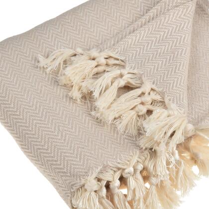 Zigzag Throw Blanket Pure Cotton 72"x50" alternate image
