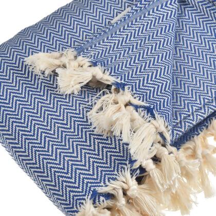 Zigzag Throw Blanket Pure Cotton 72"x50" alternate image