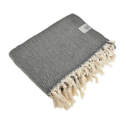 Zigzag Throw Blanket Pure Cotton 72"x50" alternate image