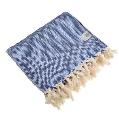 Zigzag Throw Blanket Pure Cotton 72"x50" alternate image