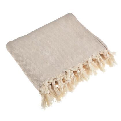 Zigzag Throw Blanket Pure Cotton 72"x50" alternate image