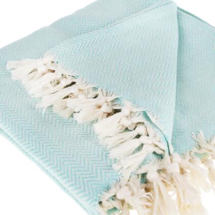 Zigzag Throw Blanket Pure Cotton 72"x50" alternate image