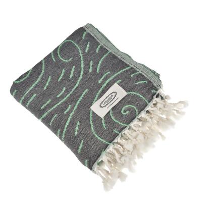 Exclusive Bison Mountain Peshtemal Pure Cotton Beach Towel alternate image