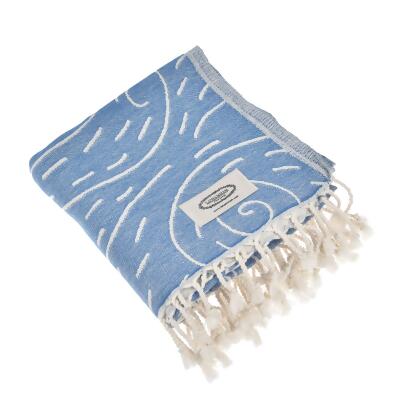 Exclusive Bison Mountain Peshtemal Pure Cotton Beach Towel alternate image