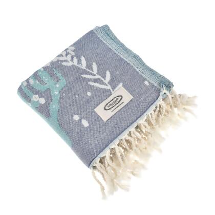 Exclusive Deep Bubbles Peshtemal Pure Cotton Beach Towel alternate image