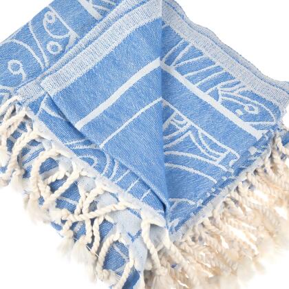 Exclusive Magic Dolphin Peshtemal Pure Cotton Beach Towel alternate image