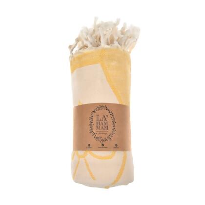 Exclusive Honey Comb Peshtemal Pure Cotton Beach Towel alternate image