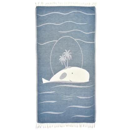 Exclusive Oasis Peshtemal Pure Cotton Beach Towel alternate image