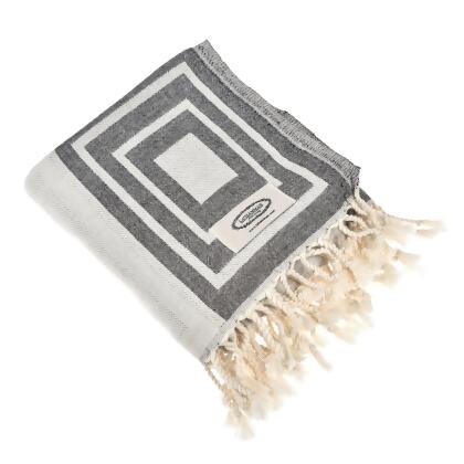 Exclusive Symmetry Peshtemal Pure Cotton Throw Blanket alternate image
