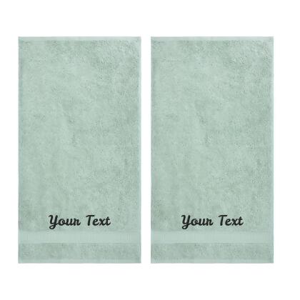 Personalized Towels, Hotel & Spa Quality, Super Soft, Highly Absorbent, 100% Turkish Genuine Cotton Monogrammed Towel alternate image