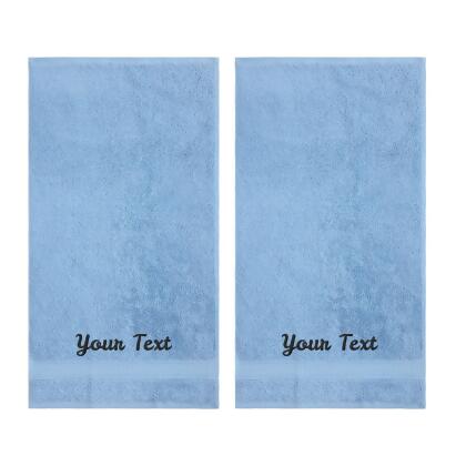 Personalized Towels, Hotel & Spa Quality, Super Soft, Highly Absorbent, 100% Turkish Genuine Cotton Monogrammed Towel alternate image