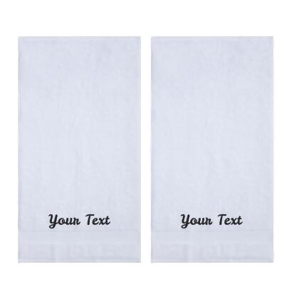 Personalized Towels, Hotel & Spa Quality, Super Soft, Highly Absorbent, 100% Turkish Genuine Cotton Monogrammed Towel alternate image
