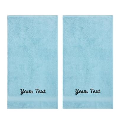 Personalized Towels, Hotel & Spa Quality, Super Soft, Highly Absorbent, 100% Turkish Genuine Cotton Monogrammed Towel alternate image