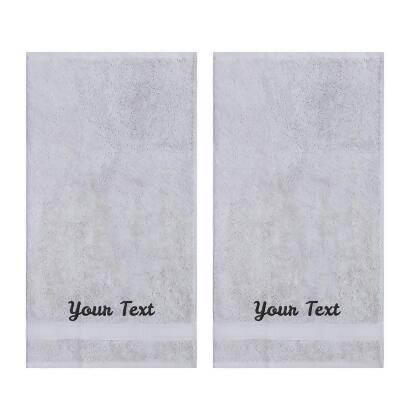 Personalized Towels, Hotel & Spa Quality, Super Soft, Highly Absorbent, 100% Turkish Genuine Cotton Monogrammed Towel alternate image