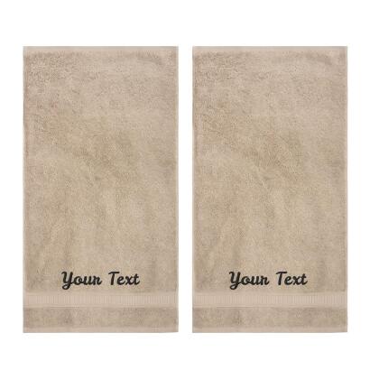 Personalized Towels, Hotel & Spa Quality, Super Soft, Highly Absorbent, 100% Turkish Genuine Cotton Monogrammed Towel alternate image
