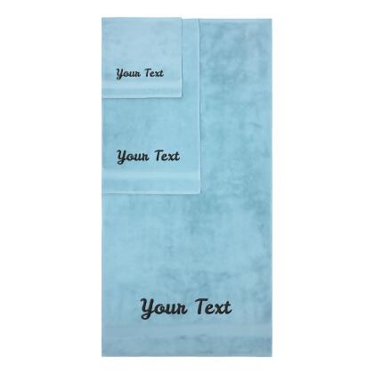 Personalized Towels, Hotel & Spa Quality, Super Soft, Highly Absorbent, 100% Turkish Genuine Cotton Monogrammed Towel alternate image