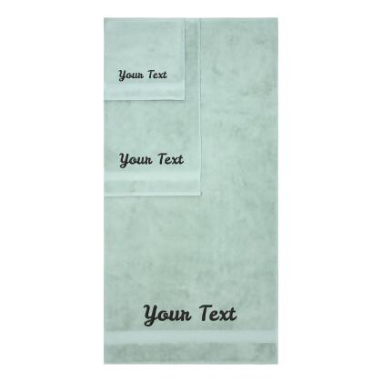 Personalized Towels, Hotel & Spa Quality, Super Soft, Highly Absorbent, 100% Turkish Genuine Cotton Monogrammed Towel alternate image