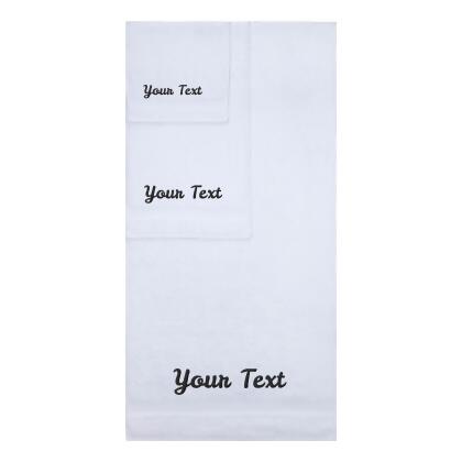 Personalized Towels, Hotel & Spa Quality, Super Soft, Highly Absorbent, 100% Turkish Genuine Cotton Monogrammed Towel alternate image