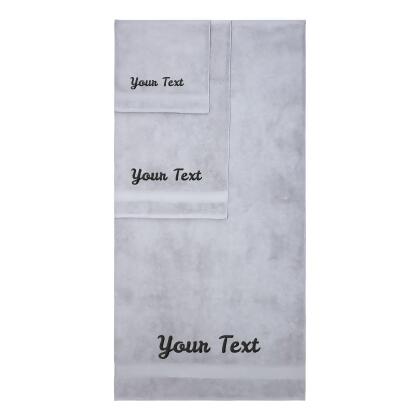 Personalized Towels, Hotel & Spa Quality, Super Soft, Highly Absorbent, 100% Turkish Genuine Cotton Monogrammed Towel alternate image