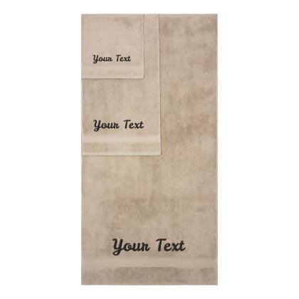 Personalized Towels, Hotel & Spa Quality, Super Soft, Highly Absorbent, 100% Turkish Genuine Cotton Monogrammed Towel alternate image