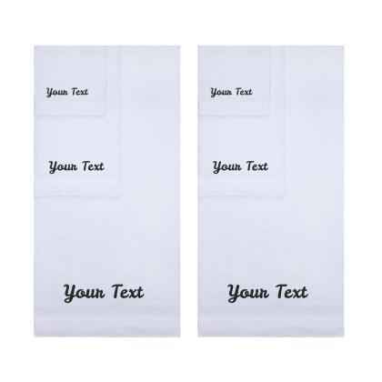 Personalized Towels, Hotel & Spa Quality, Super Soft, Highly Absorbent, 100% Turkish Genuine Cotton Monogrammed Towel alternate image