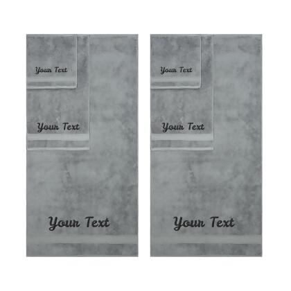 Personalized Towels, Hotel & Spa Quality, Super Soft, Highly Absorbent, 100% Turkish Genuine Cotton Monogrammed Towel alternate image