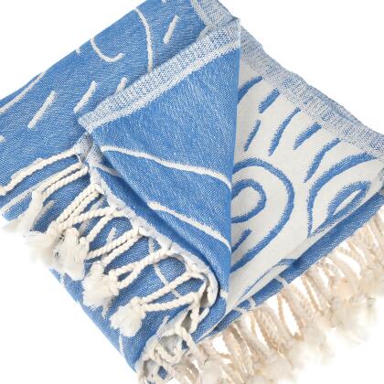 Bison Mountain Peshtemal Pure Cotton Throw Blanket alternate image