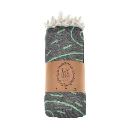 Bison Mountain Peshtemal Pure Cotton Throw Blanket alternate image