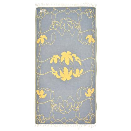 Exclusive Vines Peshtemal Pure Cotton Beach Towel alternate image