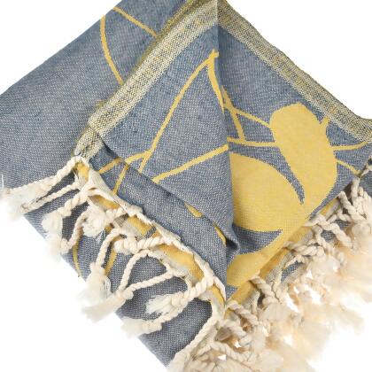 Exclusive Vines Peshtemal Pure Cotton Beach Towel alternate image