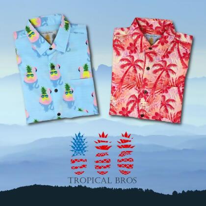Super Stretch - Flamingo Cool Hawaiian Shirt alternate image