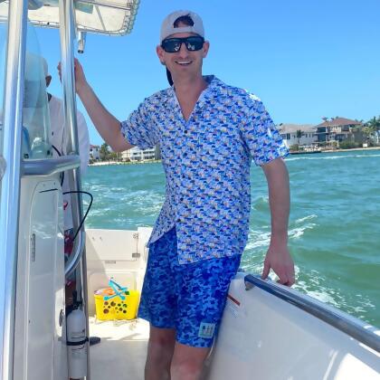 Super Stretch - Greek Paradise Hawaiian Shirt alternate image