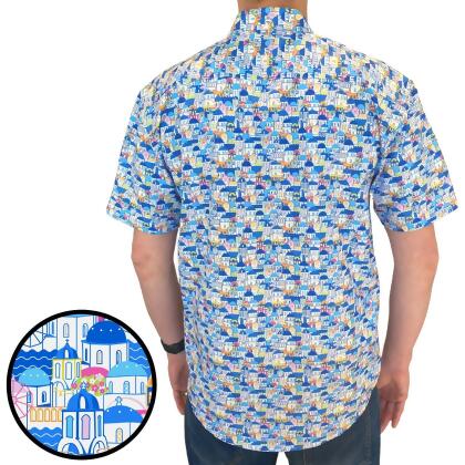 Super Stretch - Greek Paradise Hawaiian Shirt alternate image