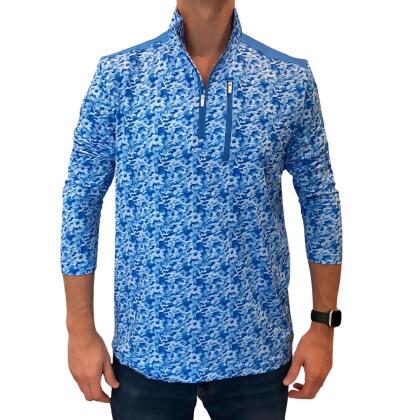 Blue Camo Quarter Zip alternate image