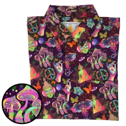Super Stretch - Shroomin' Hawaiian Shirt alternate image