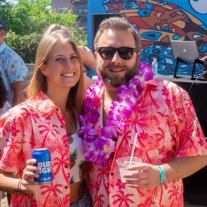 Super Stretch - Fire Palms Hawaiian Shirt alternate image