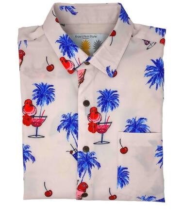 Super Stretch - Drinks on Me Hawaiian Shirt alternate image