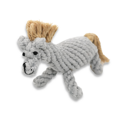 Serene the Gray Horse Rope Toy 