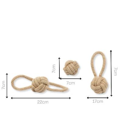 Natural Hemp Tug Toys alternate image