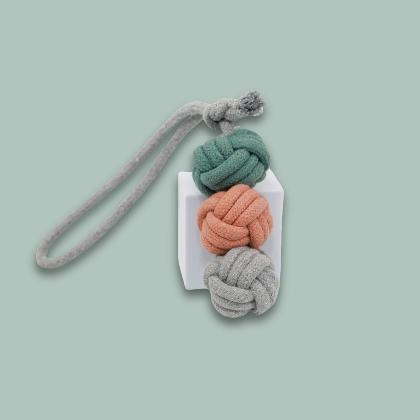 Ice Cream Rope Balls Tug Toy alternate image