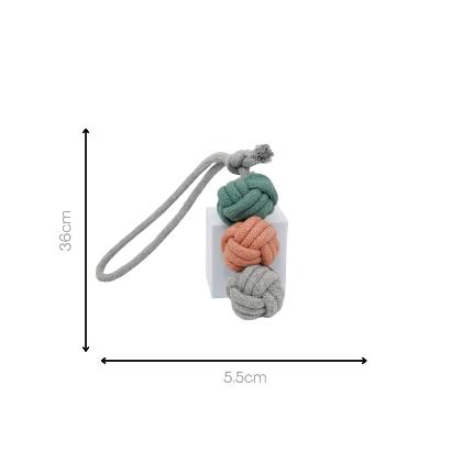 Ice Cream Rope Balls Tug Toy alternate image