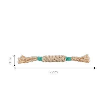 Rainbow Candy Macrame Rope Pet Toy alternate image