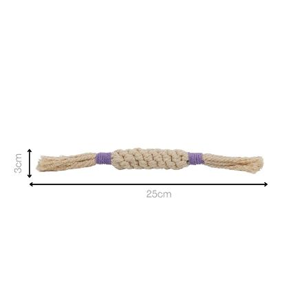 Rainbow Candy Macrame Rope Pet Toy alternate image